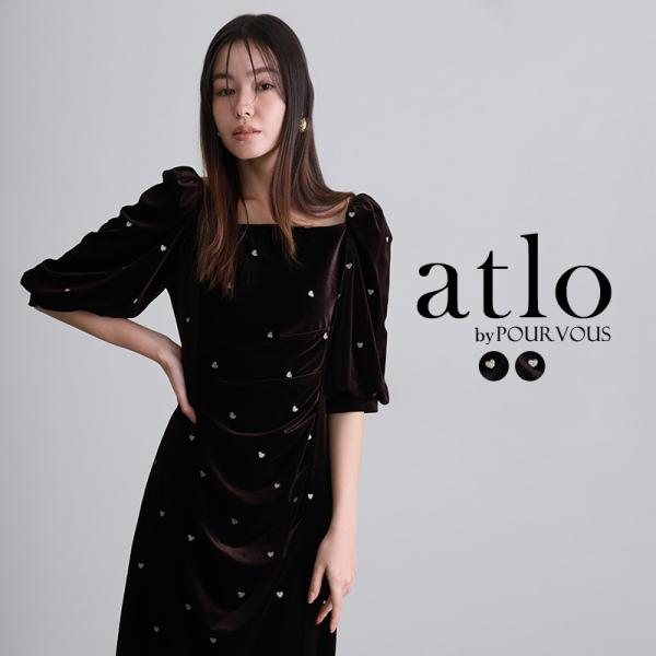 ハート ベロア ワンピース パーティードレス オケージョン 大きいサイズ 結婚式 ドレス かっこいい...