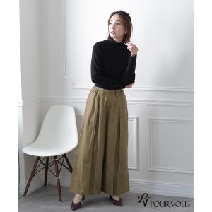 ワイドパンツ ガウチョパンツ レディース スカ...の詳細画像3