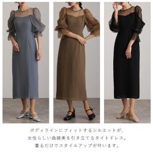 パーティードレス 結婚式 ワンピース 体型カバ...の詳細画像4