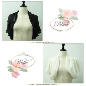 ボレロ 結婚式 フォーマル ショール シフォン...の詳細画像4