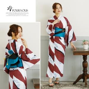 浴衣 レディース セット 半巾帯 反物 帯 レ...の詳細画像2