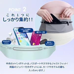 セキュリティポーチ パスポートケース 貴重品入...の詳細画像3