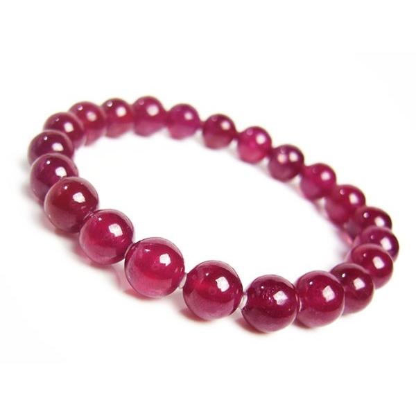 ★完売御礼★【142ct】天然宝石ルビー【超高品質】ブレスレット8mm/宝石ブレスレット/芦屋ダイヤ...