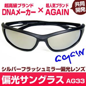 AGAINサングラス 偏光レンズ DNA共同開...の詳細画像3