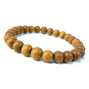 白檀ブレスレット本物＼安価の偽物にはご注意ください／希少価値の高いインド産サンダルウッド(アロマ)/...