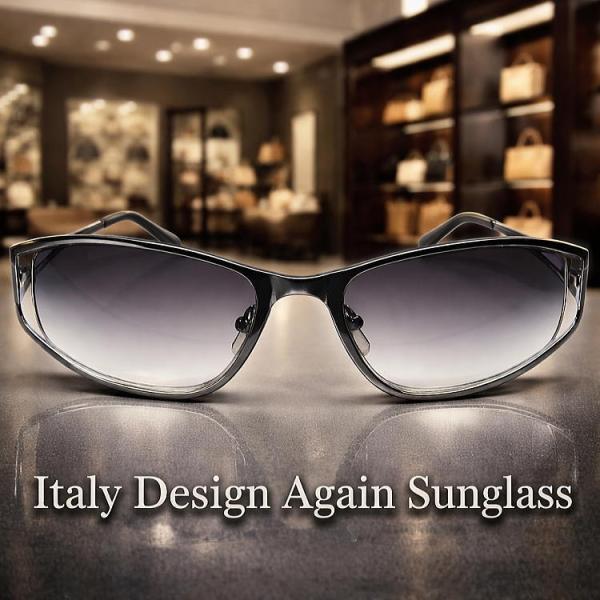 二度と手に入らない生産終了モデル AGAINイタリーデザインサングラス【正規品】CP10