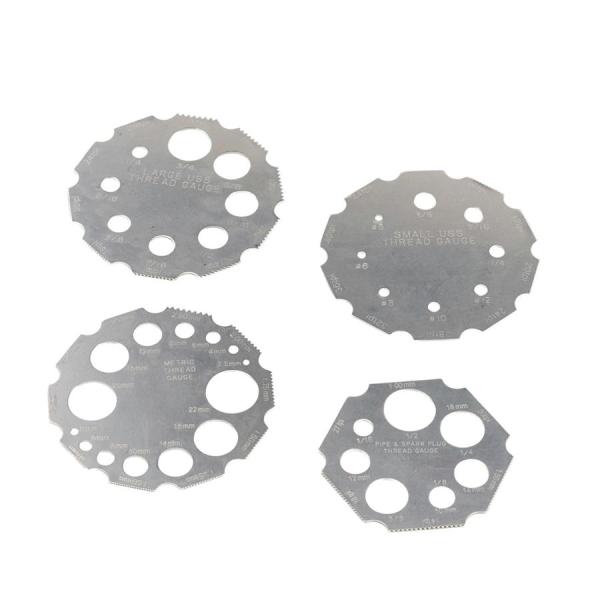 プロト PLOT ピッチゲージ 4pcs ミリ・インチ・ネジ・スパークプラグ対応