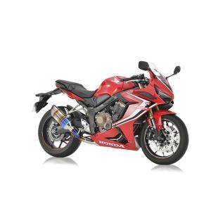 アールズギア r's gear GPスペック フルエキゾースト シングル チタンドラッグブルー CBR650R/CB650R '19〜’22/'23〜｜power-house-sports