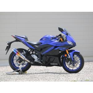 ダブルアールズ WR'S ラウンド 焼き色チタンサイレンサー スリップオン JMCA認証 YZF-R25 JBK-RG10J/2BK-RG43J/ YZF-R3 EBL-RH07J/2BL-RH13J '15〜'21