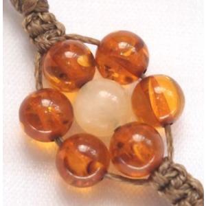 財運をＵＰさせるパワーストーンストラップ  ライスフラワー｜power-stone-piko