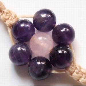 恋愛のお守り♪パワーストーンストラップ  アイリス｜power-stone-piko