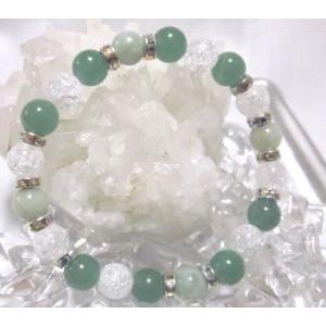 パワーストーン翡翠（ヒスイ）ブレスレット【ベンジャミン１】１７ｃｍ｜power-stone-piko