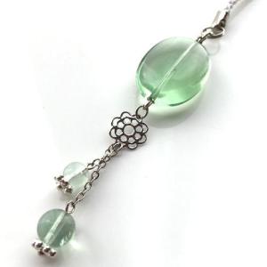 パワーストーン　帯飾り　根付フローライト｜power-stone-piko