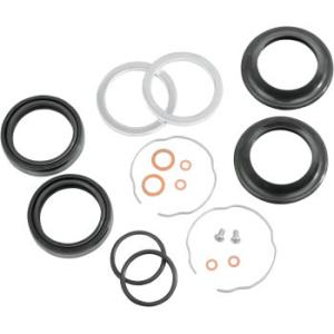 ◇ハーレー純正クロームダストカバーセット 49mmフロントフォーク用2個