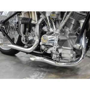 ショベルヘッド　マフラー　パウコ　ドラッグパイプ　ハーレーダビッドソン Harley Davidson ハーレー ドラッグパイプ マフラー グース