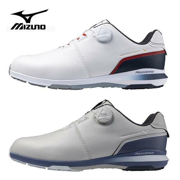 ミズノ メンズ ネクスライト エナジー ボア スパイクレス 4E相当 ゴルフシューズ 51GQ245...