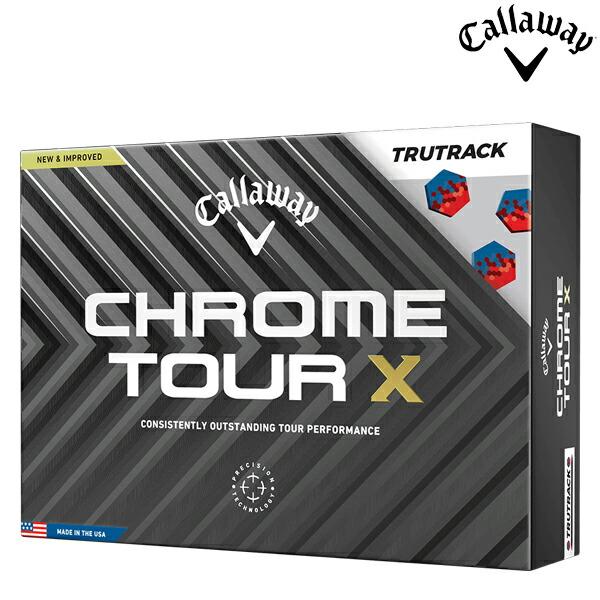キャロウェイゴルフ クロム ツアー X CHROME TOUR X TRUTRACKボール ゴルフボ...