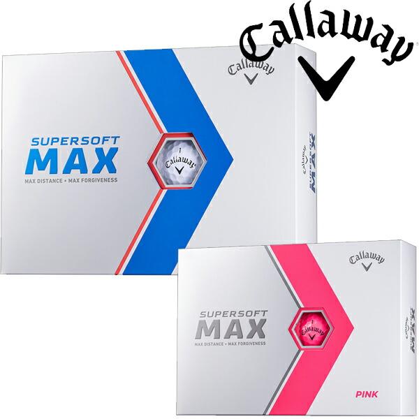 キャロウェイゴルフ SUPER SOFT MAX 23 スーパーソフト マックス ゴルフボール 1ダ...