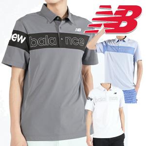 ニューバランスゴルフ 2024年春夏モデル メンズ 半袖シャツ 012-4168011 NEW BALANCE GOLF【24】｜powergolf-y