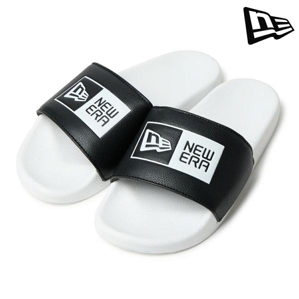 ニューエラ 2026年春夏モデル メンズ SLIDE FLAG BLK WHITE サンダル 147...