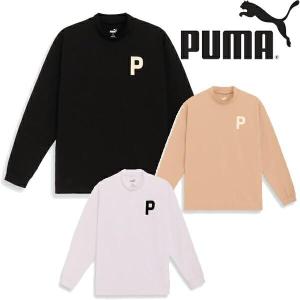 PUMA（プーマ） （メンズ）ゴルフウェア ヘザークルーネックシャツ