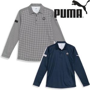 PUMA（プーマ） ゴルフウェア 長袖シャツ 秋 冬 ゴルフ ミニチドリ