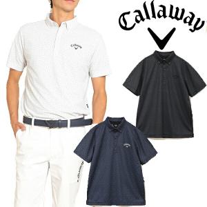 キャロウェイ アパレル 2023年春夏モデル メンズ CG プリント コンパクトカノコ 半袖 シャツ C23134110 Callaway【23】｜powergolf-y