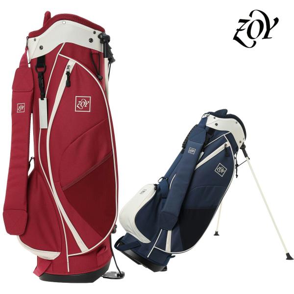 ZOY 軽量 スタンド キャディバッグ 2.9kg 9型 47インチ対応 ネームプレート付属 刻印タ...