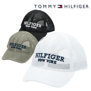 トミーヒルフィガー 2024年春夏モデル ユニセックス ダブルラッセル キャップ THMB4S25 TOMMY HILFIGER【24】｜powergolf-y