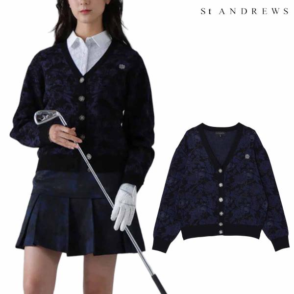 セントアンドリュース 2025年秋冬モデル レディース 16G ボニースコットランド JQ ニット ...