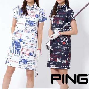 PING（ピン） レディース ゴルフ セットアップ ニットジャカード 622