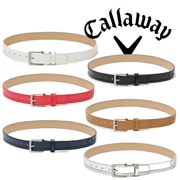 キャロウェイ アパレル 2023年秋冬モデル レディース ロゴ刺繍 ベルト C23292203 Ca...