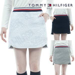 トミーヒルフィガー 2022年秋冬モデル レディース ロゴジャガード スカート THLA265 【22】TOMMY HILFIGER｜powergolf-y