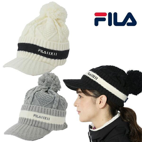 フィラゴルフ 2023年秋冬モデル レディース ニットキャップ 793-904 FILA GOLF【...