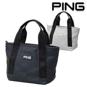 24SSピンゴルフ メンズ PU ラウンド トートバッグ GB-F2402【24】PING ゴルフ｜powergolf-y