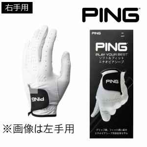 ピンゴルフ メンズ 天然皮革 ゴルフグローブ 右手用 GL-P201 PING GOLF 右手装着用【20】｜powergolf-y