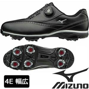 【残り24.5ｃｍ 25ｃｍ】MIZUNO ミズノ ゴルフシューズ メンズ 51GQ1740 ワイドスタイル002 ボア EEEE 4E 幅 幅広 ソフトスパイク｜powergolf-y