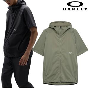 オークリー 2026年秋冬モデル メンズ O-TECH COLD UV CUT S/S JACKET 1.0 フルジップ 半袖 ジャケット 接触冷感 UVカット FOA409472【26FW】