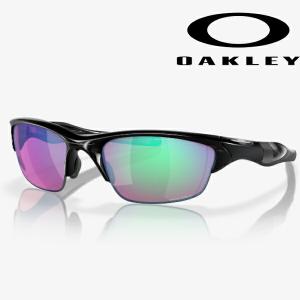 オークリー HALF JACKET 2.0 (A) Polished Black Prizm Golf サングラスOO9153 OAKLEY【23】｜powergolf-y