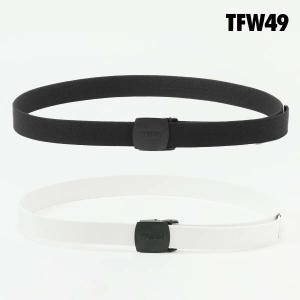 TFW49 ベルト メンズ ゴルフ ゴルフウェア RUBBER BELT 白 黒