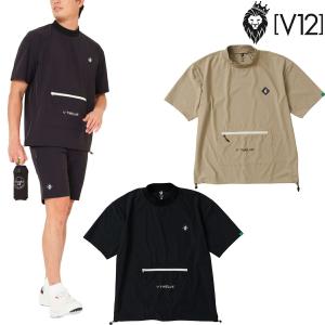 V12（ヴィ・トゥエルヴ） ゴルフ ハイネックシャツ メンズ モック