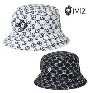 V12 2024年春夏モデル ユニセックス MONOGRAM BUCKET ハット V122410-CP10【24】｜powergolf-y