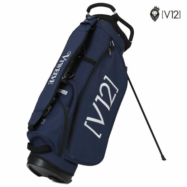 V12 2025年春夏モデル PUNCHING スタンド キャディーバッグ 3.7kg 5分割 ネー...