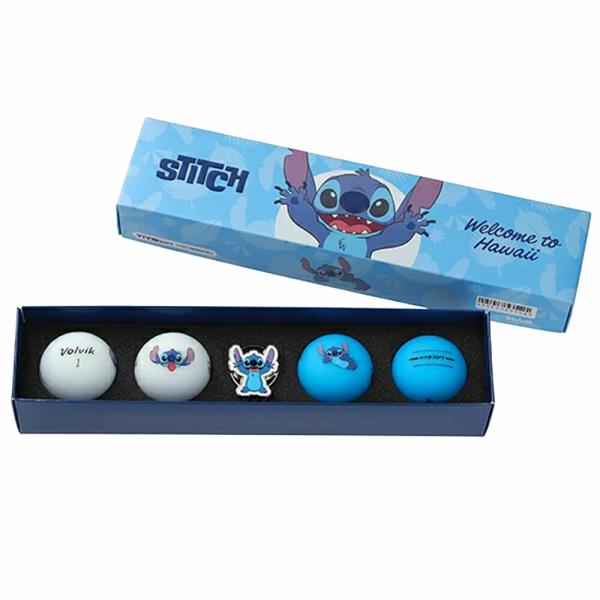 ボルビック STITCH HELLO ゴルフボール 4球入り マーカー付き VV5UNA06【25F...