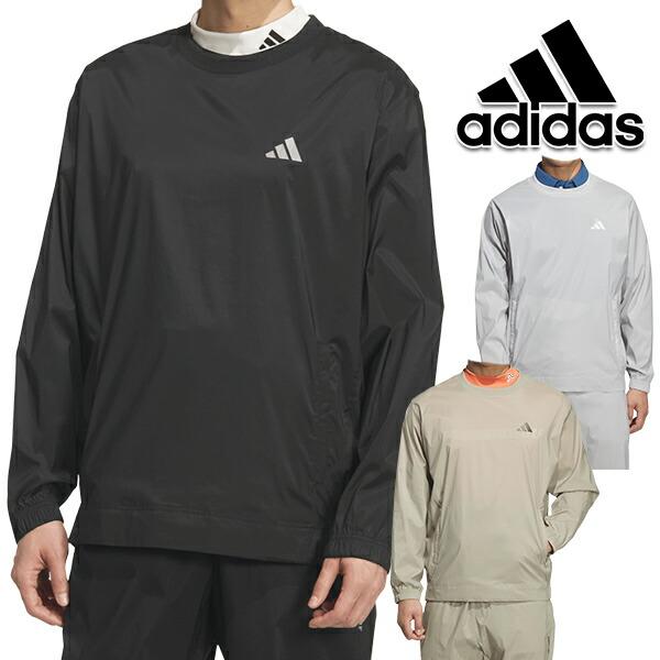 アディダス 2026年春夏モデル メンズ  adidas 撥水 クルーネック バックグラフィック プ...