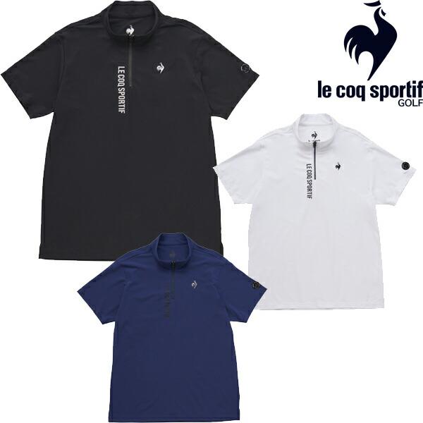 ルコック 2024年春夏モデル メンズ 【RIJOUME】ハーフジップ 半袖シャツ STRETCH ...