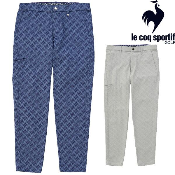 【特価】ルコック 春夏モデル メンズ 【RIJOUME】ロゴ総柄 ジャガード パンツ QGMXJD1...