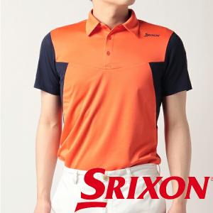 【残り、Mサイズのみ】スリクソン 春夏モデル メンズ 半袖シャツ RGMTJA18【22】SRIXON ゴルフウエア｜powergolf-y