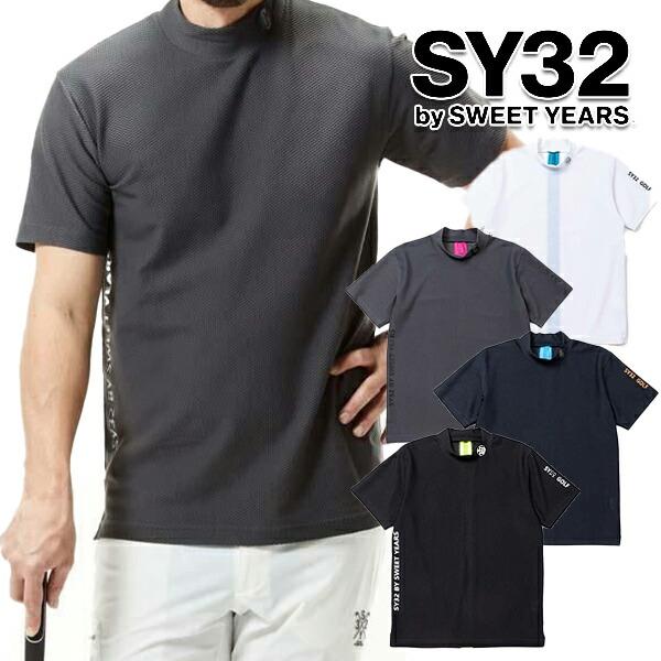 【SALE】SY32 2025年春夏モデル メンズ3D-FACE BACK NEON モックネック ...