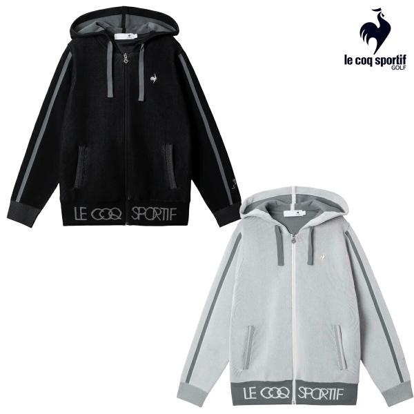 ルコック 2025年秋冬モデル レディース フルジップ フーディー セーター LG5FST30L【2...